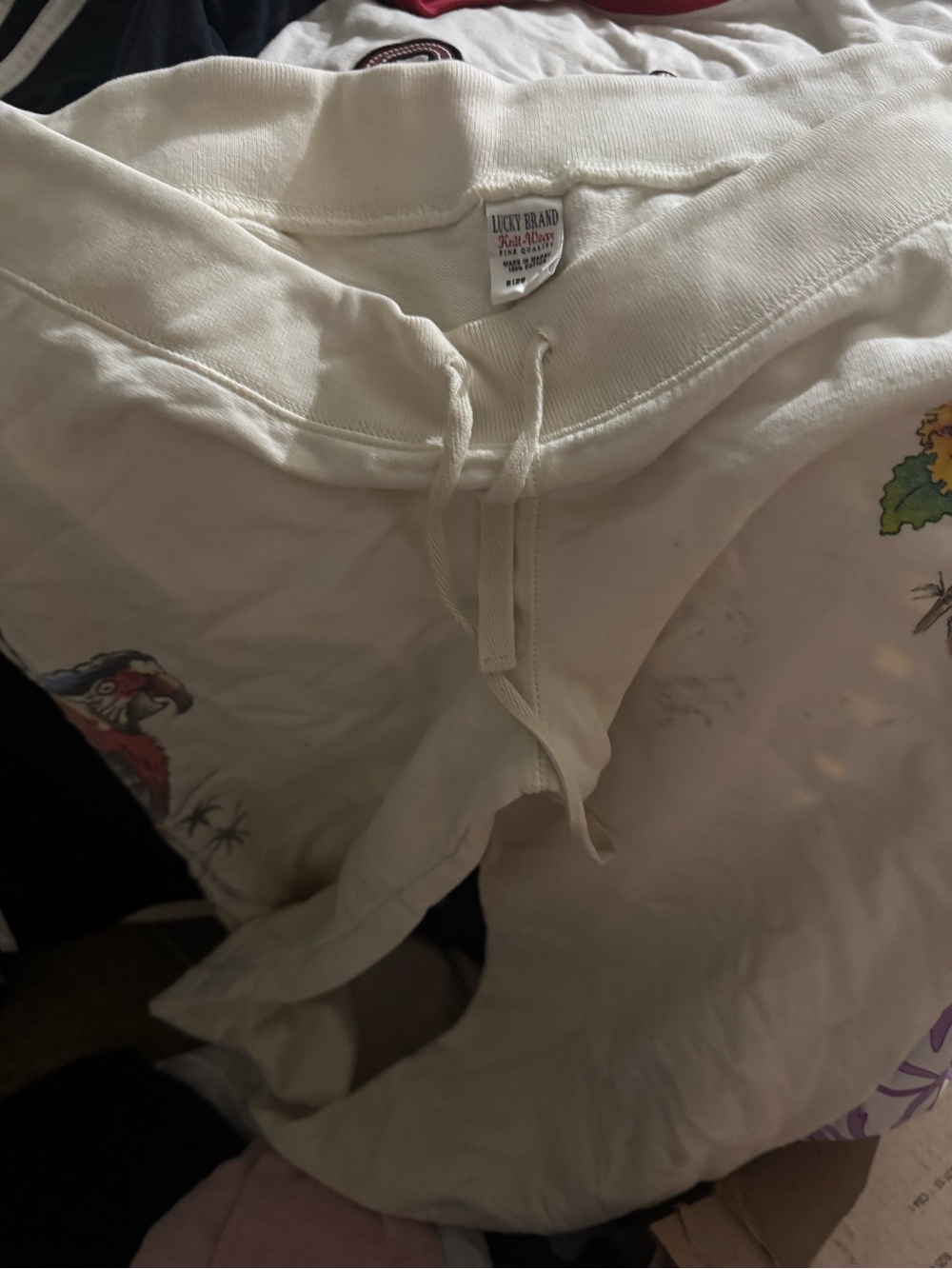 Lucky Brand Cream Boot Cut Pants